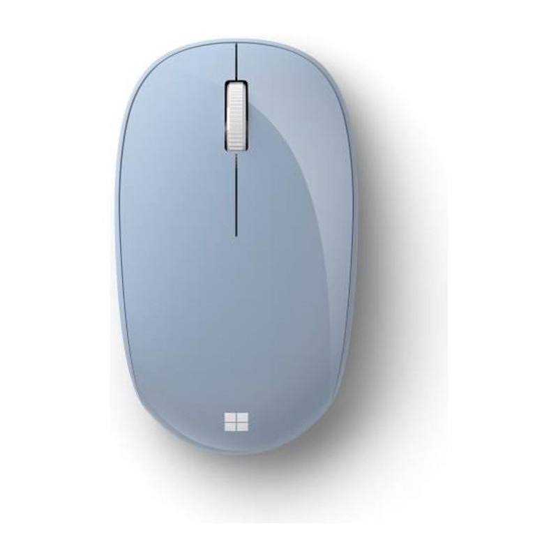 MICROSOFT Souris Bluetooth - Souris optique - 3 boutons - Sans fil - Bluetooth 5.0 - Bleu Pastel