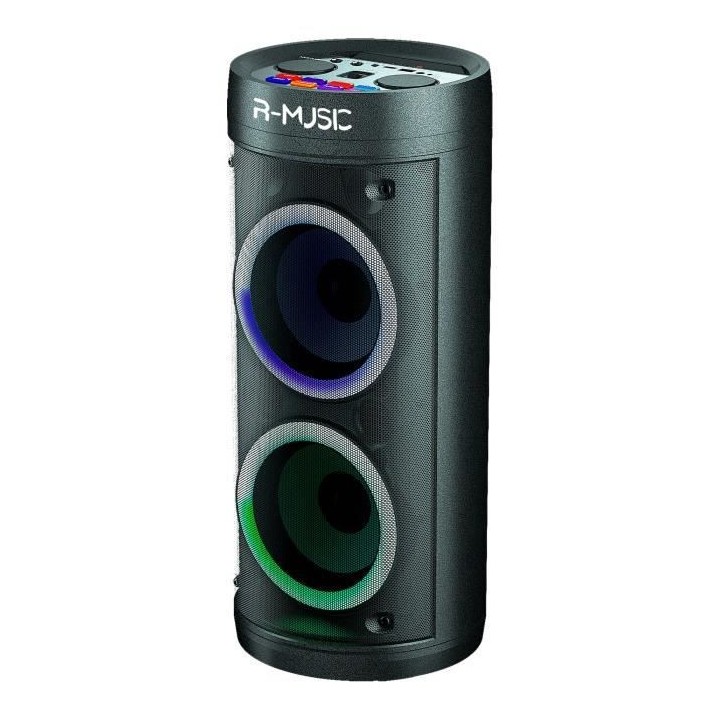 R-MUSIC Booster Party - Enceinte High Power BT sans fil - 600W - Jeu d