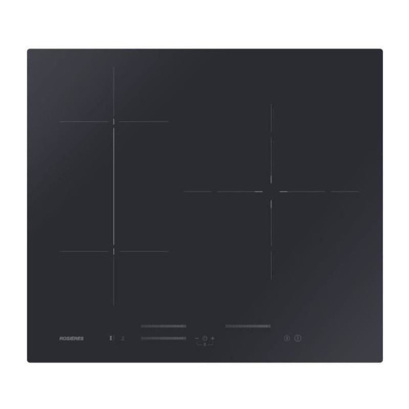 ROSIERES RCM634TPS/G3 - Plaque de cuisson induction - 3 zones - 60cm - FLEX+ 1 - Noir