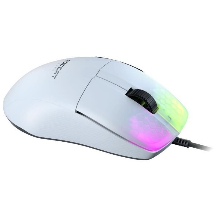 ROCCAT Souris de jeu ergonomique ultraperformante Kone One Pro White