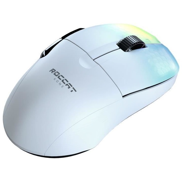 ROCCAT Souris de jeu ergonomique ultraperformante Kone One Pro Air Whi