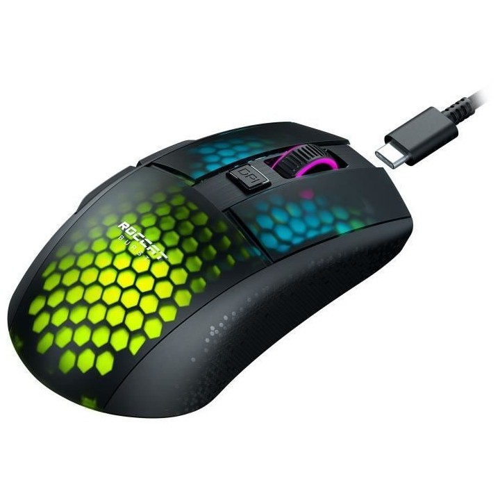 Souris Gaming - Filaire - ROCCAT - Burst Pro Air - Noir