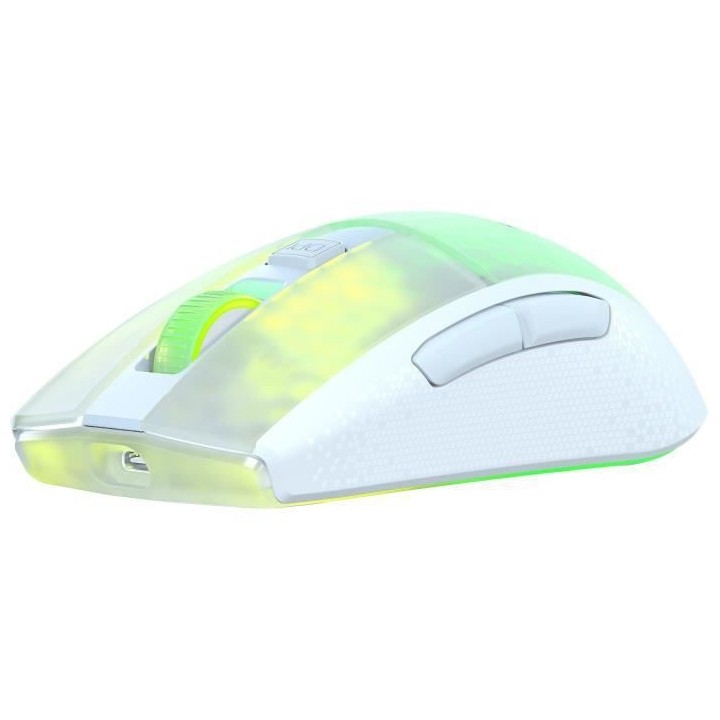 Souris Gaming - Sans Fil - ROCCAT - Burst Pro Air White - Blanc