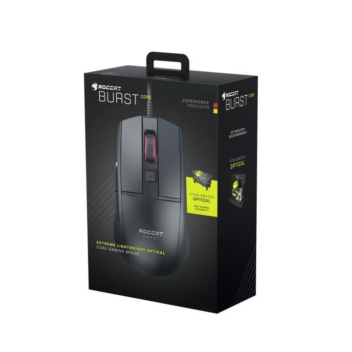 ROCCAT Souris gamer BURST CORE - Noir