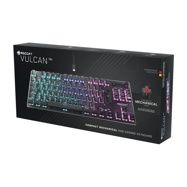 ROCCAT Clavier gamer VULCAN TKL AIMO - AZERTY