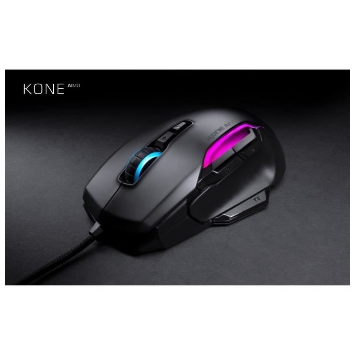 ROCCAT - Kone AIMO Remastered - Souris Gamer - Noire - ROC-11-820-BK