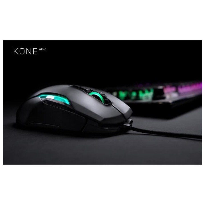 ROCCAT - Kone AIMO Remastered - Souris Gamer - Noire - ROC-11-820-BK