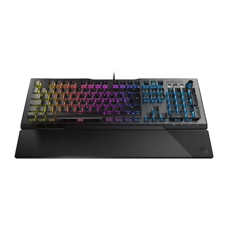 ROCCAT - Vulcan 120 AIMO - Clavier Gamer Mécanique - Titan Tactile - Gris - ROC-12-443-BN - AZERTY