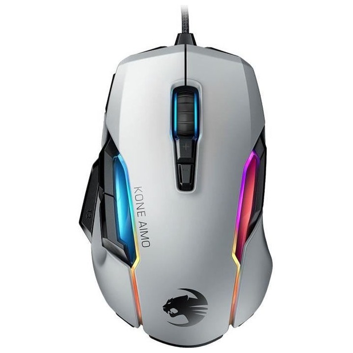 ROCCAT - Kone AIMO Remastered - Souris Gamer - Blanche - ROC-11-820-WE