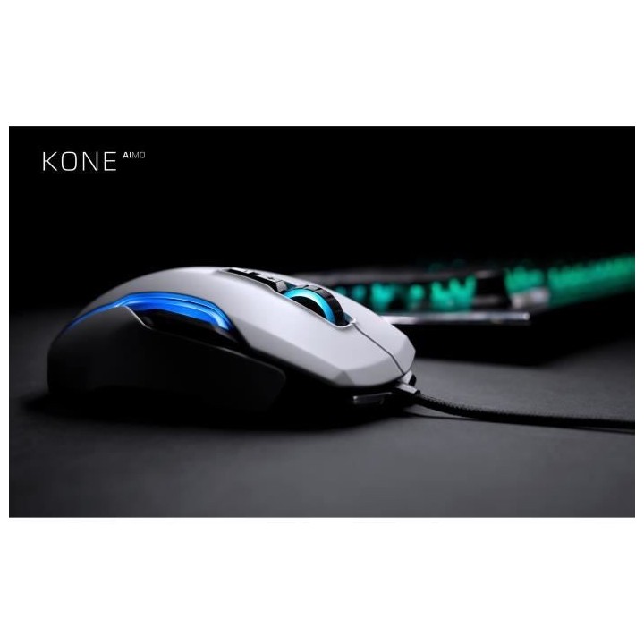 ROCCAT - Kone AIMO Remastered - Souris Gamer - Blanche - ROC-11-820-WE