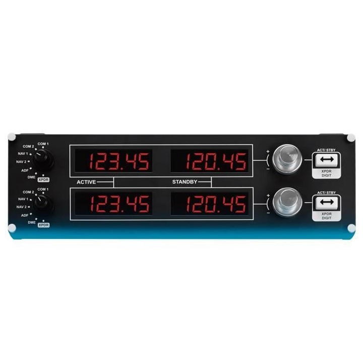 SAITEK BY LOGITECH FLIGHT RADIO PANEL