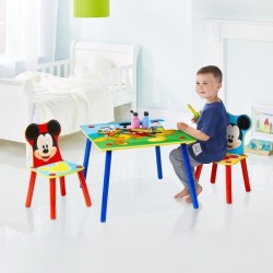 Mickey et ses amis - Ensemble table et 2 chaises pour enfants