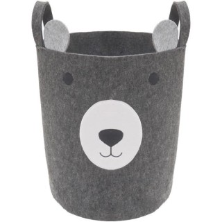ROSEWOOD Felt Bear Basket - Gris - Pour chien