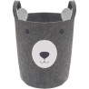 ROSEWOOD Felt Bear Basket - Gris - Pour chien