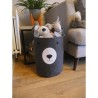 ROSEWOOD Felt Bear Basket - Gris - Pour chien