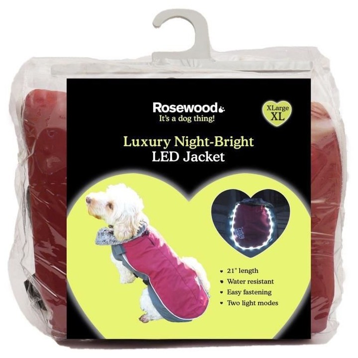 ROSEWOOD Veste de luxe a LED nocturne - Pour chien
