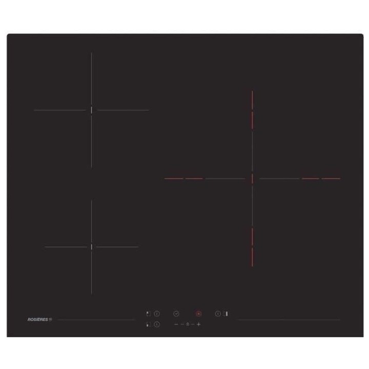Plaque de cuisson a induction ROSIERES RKH63TCT/1 - 60cm - 3 Foyers