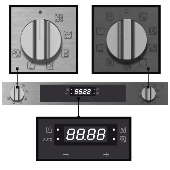 ROSIERES RFC3CM5579IN Four électrique encastrable chaleur pulsée - 7