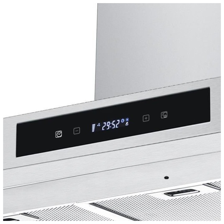 Hotte décorative ROSIERES RTS9DCX/H - L 90 cm - 602 m3/h - 3 vitesses