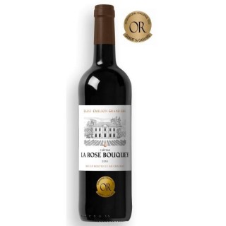 Château La Rose Bouquey 2018 Saint Emilion Grand Cru - Vin rouge de B