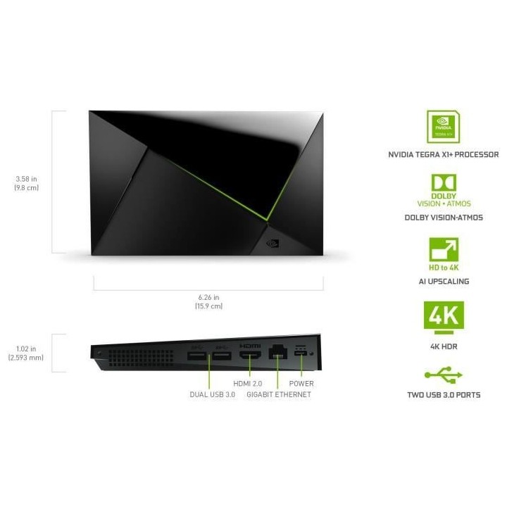 NVIDIA Passerelle multimédia SHIELD TV PRO 2019