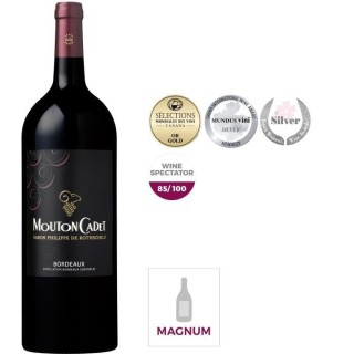 Magnum Mouton Cadet 2019 Baron Philippe de Rothschild Bordeaux - Vin r
