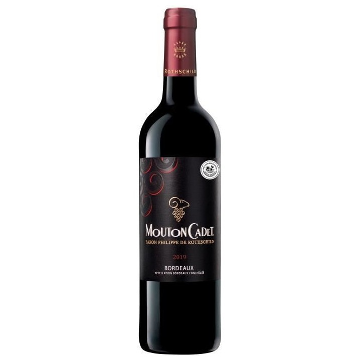 Mouton Cadet Baron Philippe de Rothschild 2019 Bordeaux - Vin rouge de