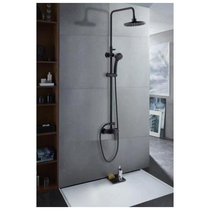 ROUSSEAU Colonne de douche avec robinet mitigeur mécanique Shenti noi