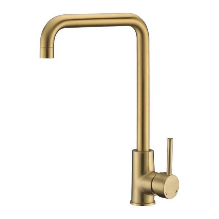 ROUSSEAU Robinet mitigeur de cuisine Kiloo - Sans douchette - Laiton b
