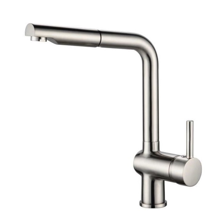 ROUSSEAU Robinet mitigeur de cuisine Matsouko - Avec douchette - Gris