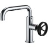 ROUSSEAU MITIGEUR LAVABO INDUSTRIEL BEC MOBILE CHROME