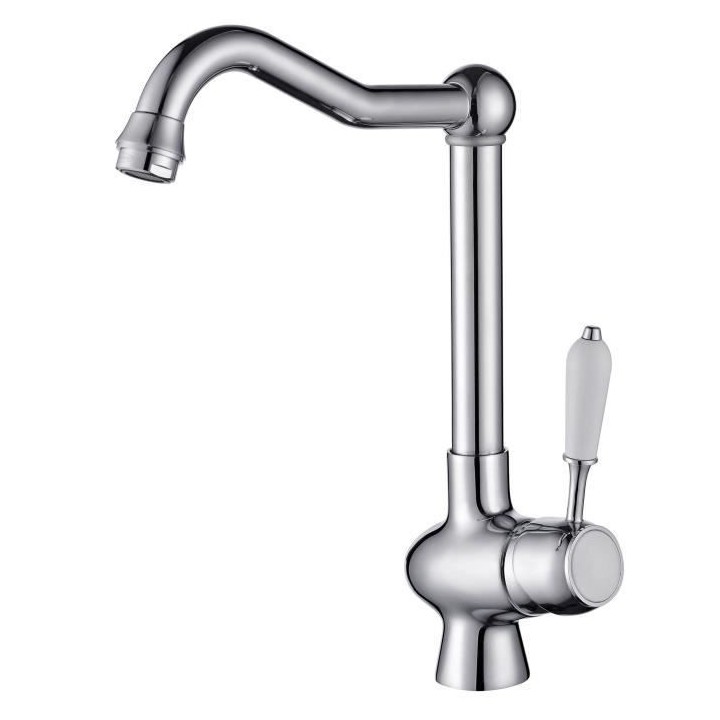 ROUSSEAU Robinet mitigeur de cuisine Cook - Sans douchette - Chromé