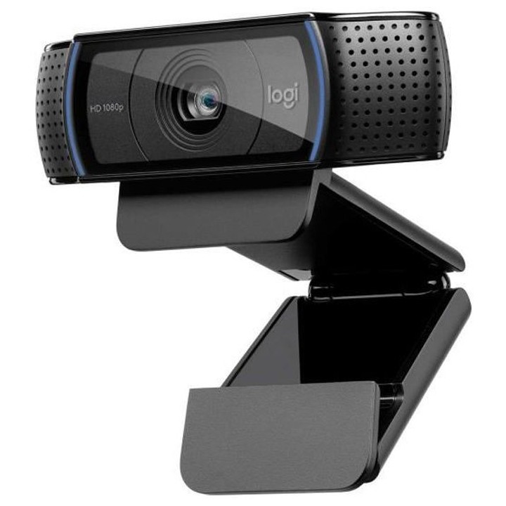 LOGITECH - Webcam HD Pro C920 Refresh - Microphone intégré - Idéal