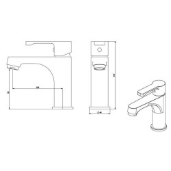 ROUSSEAU Robinet mitigeur lavabo - Doré