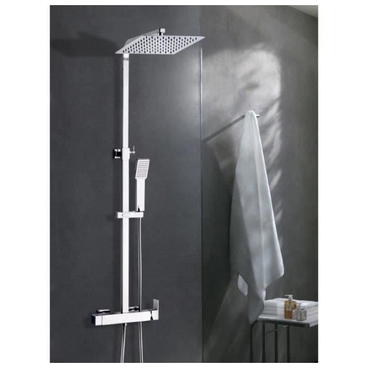 ROUSSEAU Colonne de douche avec robinet mitigeur mécanique Hawera Cua