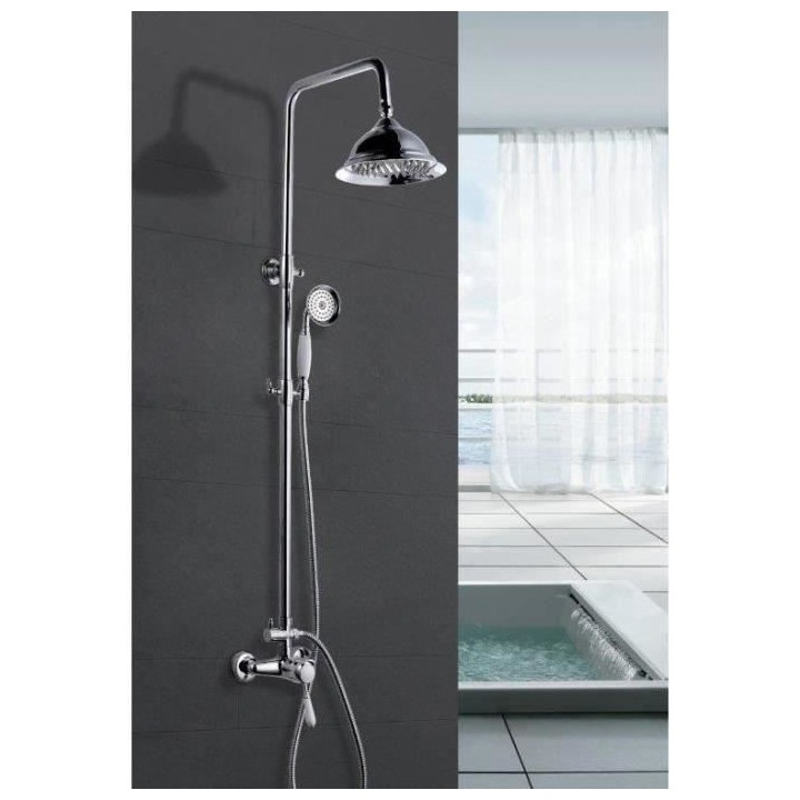 ROUSSEAU Colonne de douche avec robinet mitigeur mécanique Retro - Ch