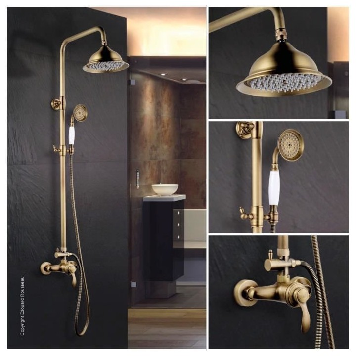 ROUSSEAU Colonne de douche avec robinet mitigeur mécanique Byron - Vi