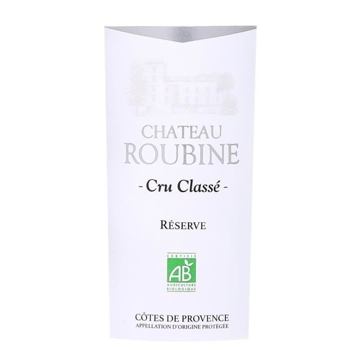 Château Roubine Réserve 2021 Côtes de Provence - Vin rosé de Prove