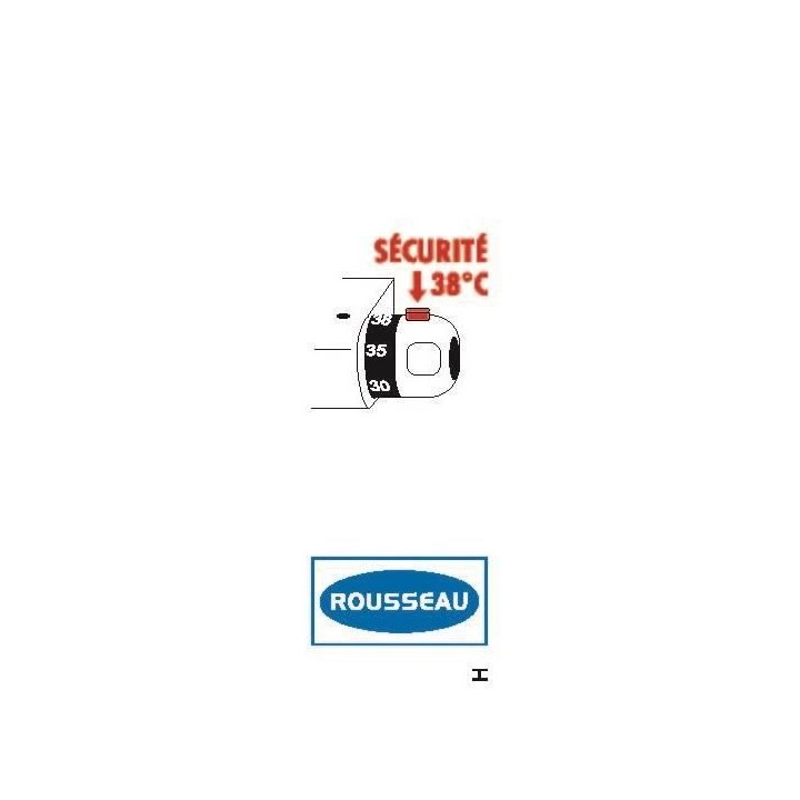 ROUSSEAU Robinet mitigeur thermostatique baignoire et douche Karen