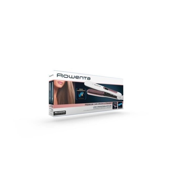 ROWENTA SF7510F0 Brush & Straight Lisseur, Contrôle de la températur