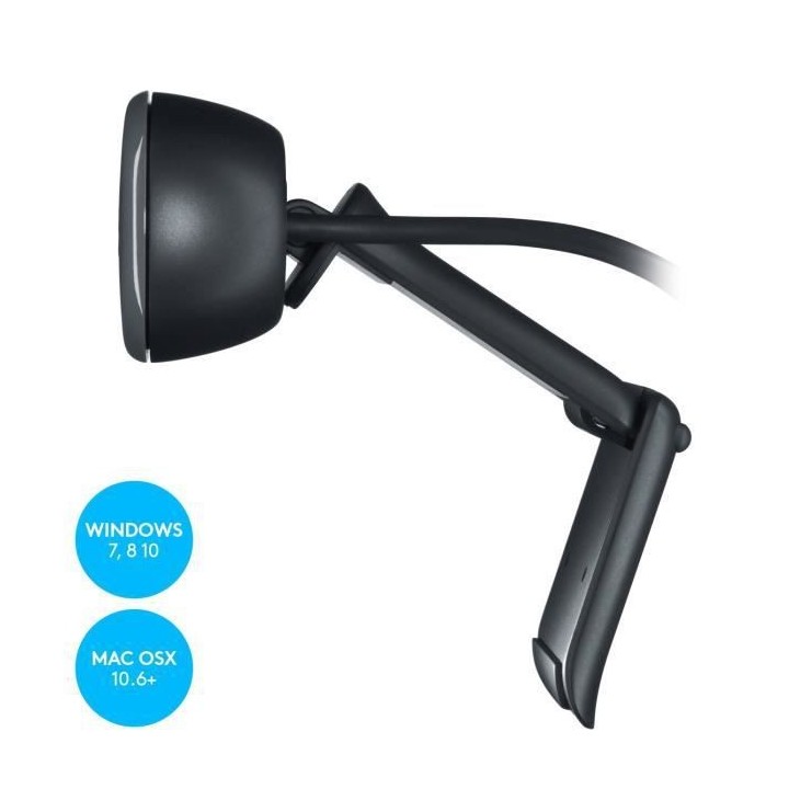 Webcam HD - Logitech - C270 - USB avec microphone