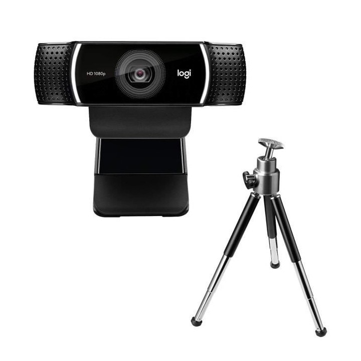 LOGITECH - Webcam Stream Full HD C922 Pro - Noir