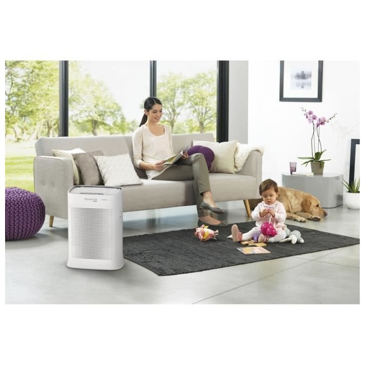 ROWENTA PU3080F0 Pure Air Genius Purificateur d'air connecté, 4 nivea