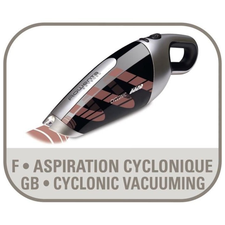 ROWENTA AC446101 Extenso Aspirateur a main, 4,8 V, Autonomie 11 minute