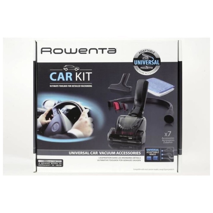 Kit accessoires aspirateurs pour voiture - ROWENTA