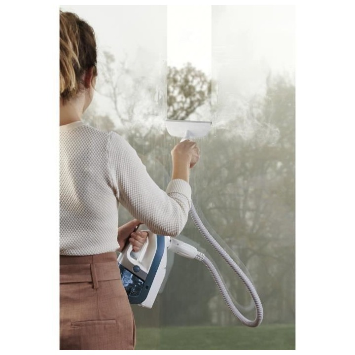 ROWENTA RY8561WH Clean&Steam Multi Nettoyeur vapeur 2 en 1, Nettoie, A