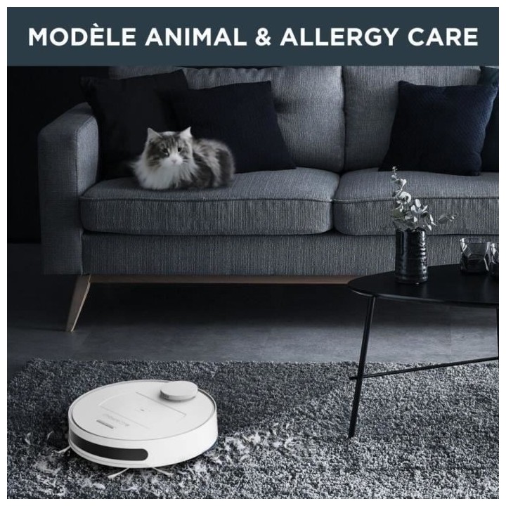 ROWENTA RR7687WH X-Plorer Serie 75 Aspirateur robot Total Care 4en1, A