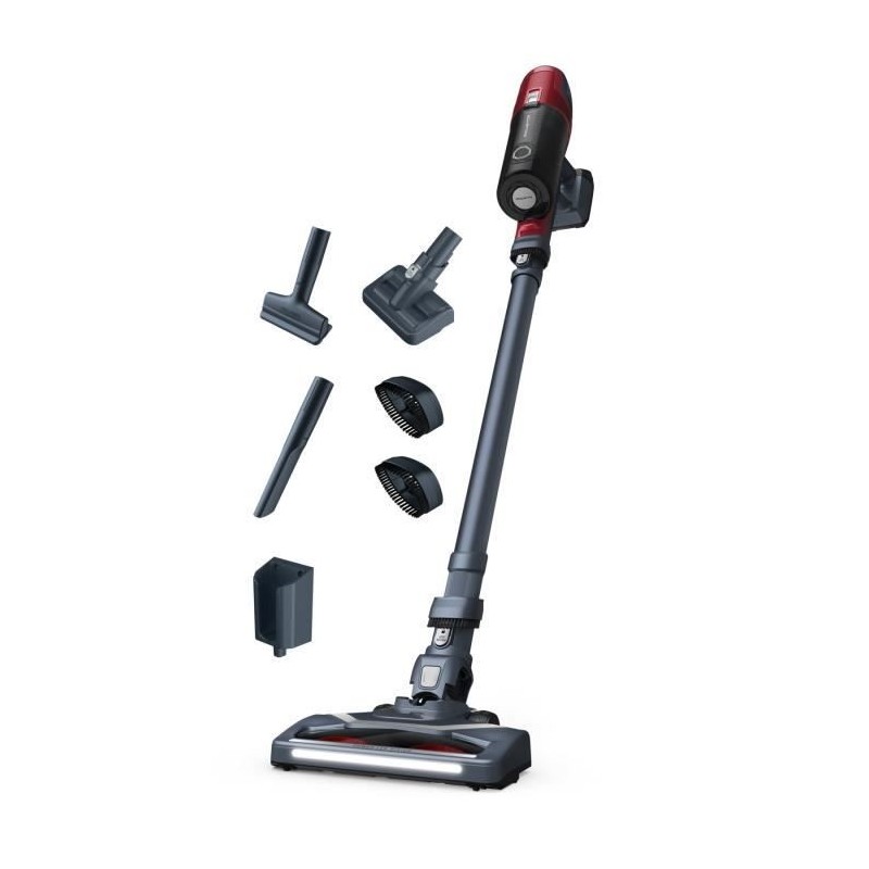 ROWENTA X-PERT 6.60 Kit animal Aspirateur balai sans fil, Gâchette Boost, Jusqu'a 45 min d'autonomie, Stop&Go, Batterie amovibl