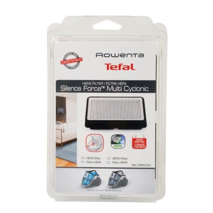 Filtre HEPA pour ROWENTA Silence force Multi Cyclonic