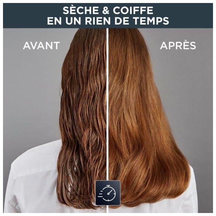 ROWENTA CF6130F0 Volumizer Brosse chauffante, Seche et coiffe simultan